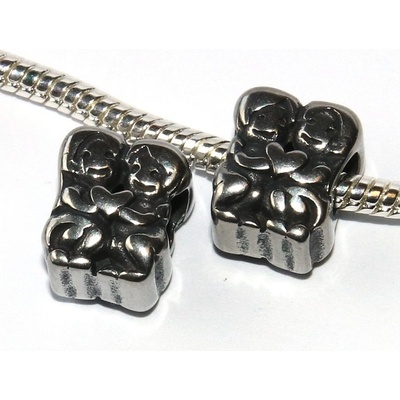 Fashion Jewerly Korálek nerezový Přátelé Manželé Sourozenci Milenci Srdce Láska I Love You Miluji Tě 3004