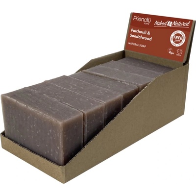 Friendly Soap Natural Soap Patchouli & Sandalwood натурален сапун 7x95 гр
