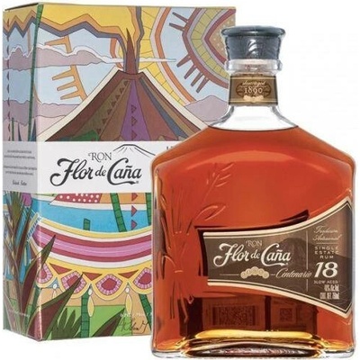 Rum Flor de Cana 18y 40% 1 l (karton)