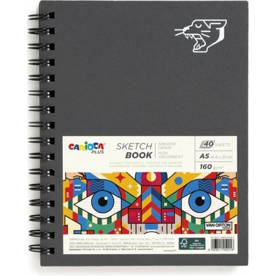 Carioca Plus A5 40 listů 160 g/m2