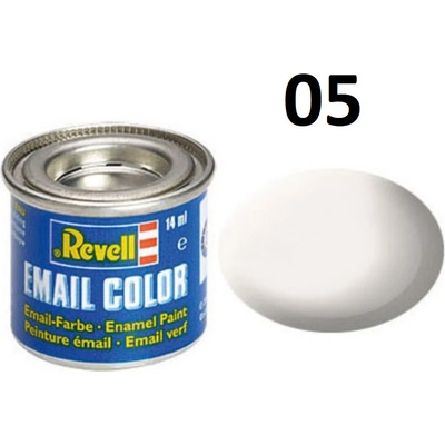 Revell emailová 32105: matná bílá white mat