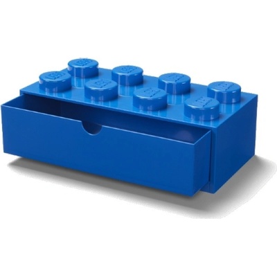 LEGO® stolní box 8 se zásuvkou modrý LEGO40211731