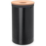 Brabantia Кош за пране 60л, с корков капак, черен, Brabantia (BRAB120022)