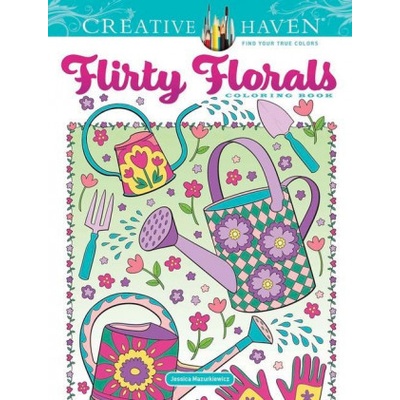 Creative Haven Flirty Florals Coloring Book
