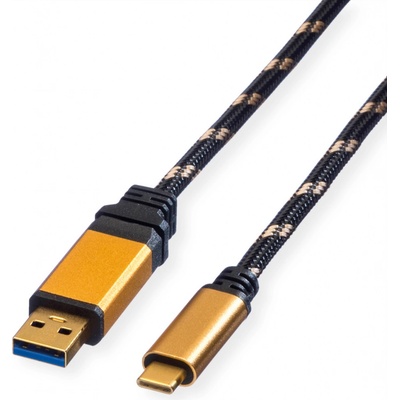 Roline 11.02.9013 GOLD USB 5Gbps, USB3.0 A(M) - USB C(M), 1m