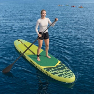 vidaXL Надуваемо дъно за стоене на борда POSEIDON 305 x 76 x 15 cm (42039114)