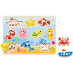 Tooky Toy Дървена дъска Tooky Toy Морско дъно TY856, 18м+