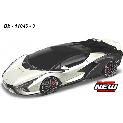 Bburago Lamborghini Sián FKP 37 white/black code 11046 modely aut 1:18