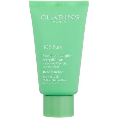 Clarins SOS Pure глинена маска за смесена и мазна кожа 75 ml за жени
