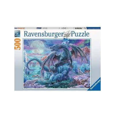Ravensburger Пъзел Ravensburger 500 части - Мистичен дракон, 7014839