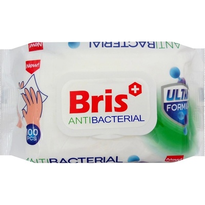 BRISS Antibakteriální ubrousky vlhčené 80 ks