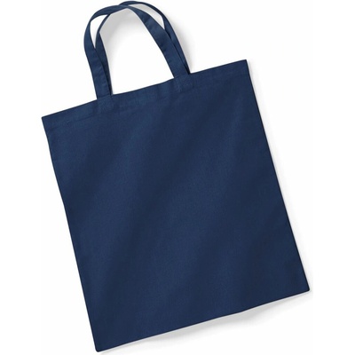 Westford Mill Nákupná taška s krátkymi ušami WM101S French Navy 38x42 cm