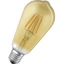 Ledvance Chytrá LED filamentová žárovka SMART+ BT, E27, ST64, 6W, 725lm, 2400K, teplá bílá, jantarová SMART+ BLUETOOTH