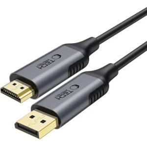 Tech-Protect ultraboost КАБЕЛ displayport КЪМ hdmi 2.0 4k 60hz 200cm ЧЕРЕН (5906302321797)