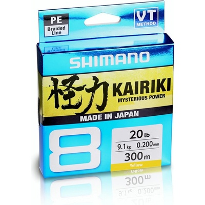 Shimano Šnúra Kairiki 8 Zelená 150m 0,06mm 5,3kg
