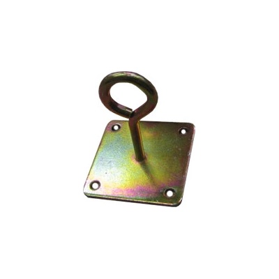 závesné pevné oko priemer 30mm, dlžka 70mm, s montážnou doskou 60x60mm