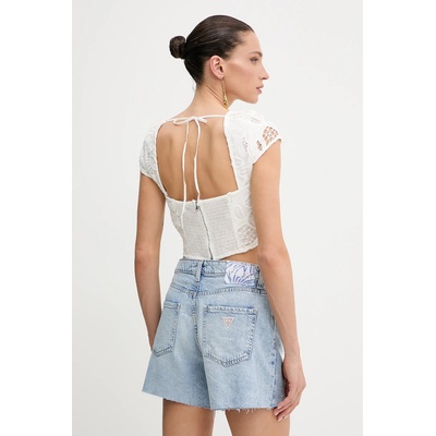 GUESS Памучна блуза Guess DOMITILLE (W5GH65.WH521)