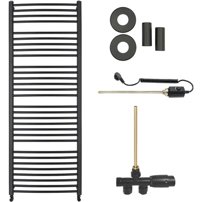 Cerano Stefano termo tyč jednobodové 1460 mm x 650 mm čierna matná