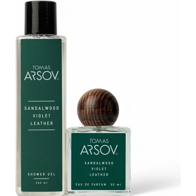 Tomas Arsov Sandalwood violet leather EDP 50 ml + sprchový gél 200 ml