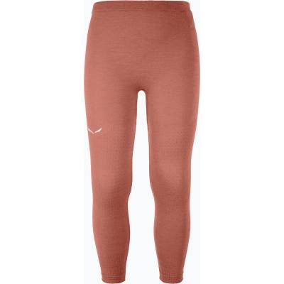 Salewa Детски термоактивни панталони Salewa Zebru Medium Warm AMR etruscan red