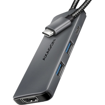 AXAGON HMC-5H8K USB 5Gbps hub 2x USB-A USB-C HDMI 8k/30Hz PD 100W, (HMC-5H8K)