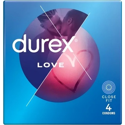 Durex 4 бр. По-здрави презервативи Durex Love