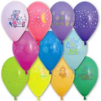 Smart Ballons Balónky nafukovací průměr 30 cm s potiskem GD110