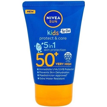 Nivea Sun Kids Protect & Care SPF50 5v1 mléko na opalování 50 ml