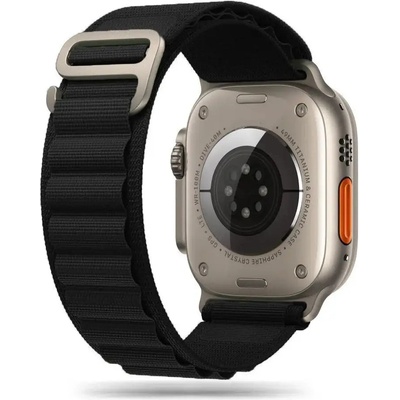 Tech-Protect Каишка Tech-Protect Nylon Pro за Apple Watch 4 / 5 / 6 / 7 / 8 / 9 / SE / Ultra 1 / 2 (42/44/45/49 mm), черна (9490713928370)