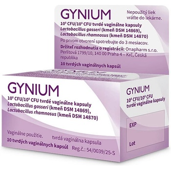 Gynium cps.vad. 10x10^8 CFU/10^8 CFU