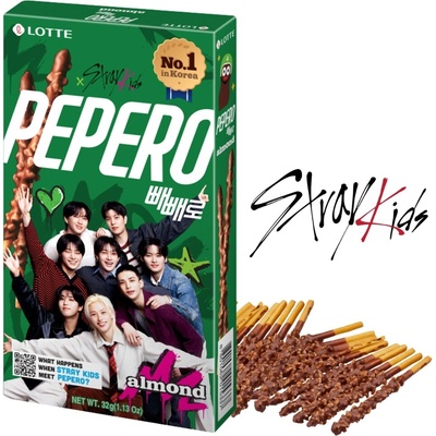 Lotte Pepero Almond New Jeans 32 g – Zboží Dáma