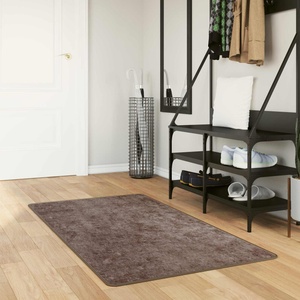 vidaXL Каса за килим MARSA Сиво 80 x 150 cm Полиестер и PVC (42023191)