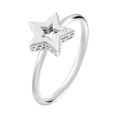 Bliss Златен дамски пръстен с диаманти Bliss 20092575 (20092575)