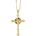 HARAHU Колие Golden Cross - Златен KP32651