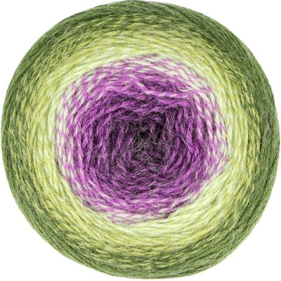 YarnArt Flowers Alpaca 435 zeleno fialová