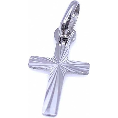 Diante Zlatý přívěsek křížek 59638034