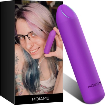 Paloqueth Bullet Mini Vibrator with 10 Powerfull Vibration Modes Purple