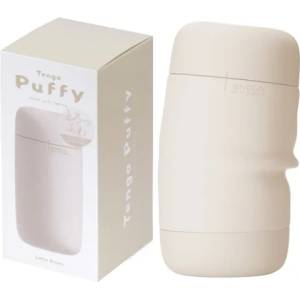  Луксозен мастурбатор, мек на допир - Tenga Puffy Latte Brown (TENGA00236)