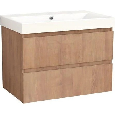 Inter Ceramic Конзолен PVC шкаф BELLINI-75 6039-75, Inter Ceramic, 75.5х57.5х46см (6039-75+УМИВ. 5953W-76CM)