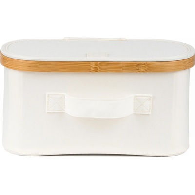 G21 úložný box 30 x 15 x 15 cm bambusový s vekom béžový