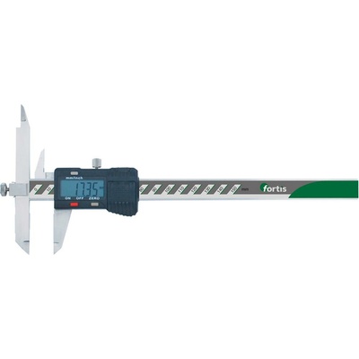 Fortis 7441870150 Digitální posuvné měřítko 150 mm nastavitelná měřicí ramena
