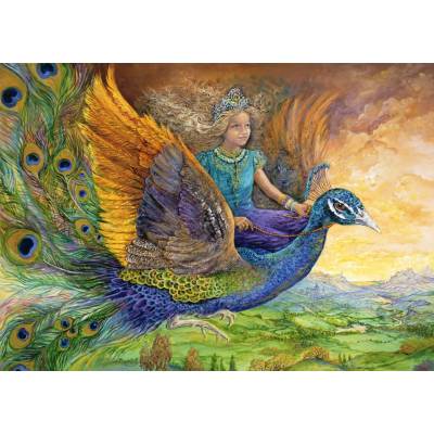 Grafika - Puzzle Josephine Wall: Peacock Princess III - 1 000 piese