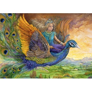 Grafika Art Puzzle - Puzzle Josephine Wall: Peacock Princess III - 1 000 piese