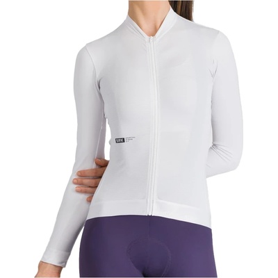 Sportful Дамска фланелка с къс ръкав за колоездене Sportful Women's SRK Jersey L/S Cycling jersey - White - размер XXL (156-2756-0616)