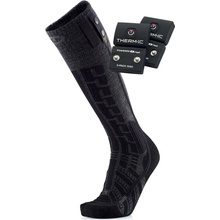 Therm ic Ultra Warm Comfort Socks S.E.T + batérie S Pack 1200 Šedo černá