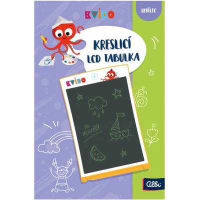 ALBI Magická tabulka LCD kreslicí set s kouzelným perem na baterie – Sleviste.cz
