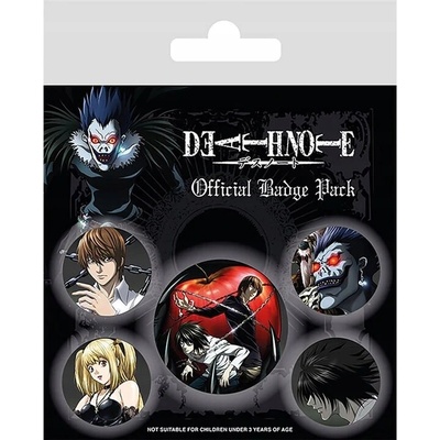 Odznaky set Death Note - Characters