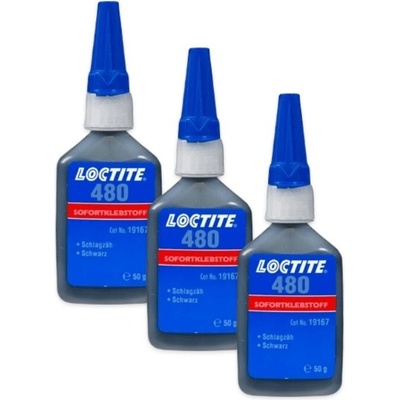 Loctite 480 sekundové lepidlo 20 g 3 ks