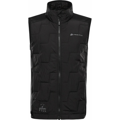 Alpine Pro Nerco detská vesta s merino výplní