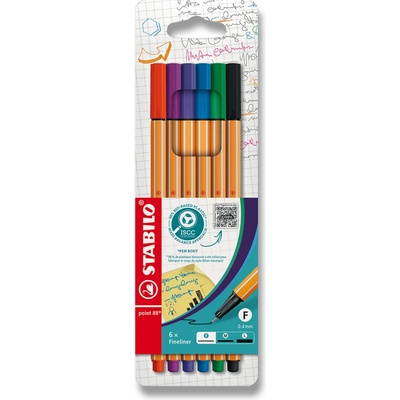 Stabilo® point 88 6 barev